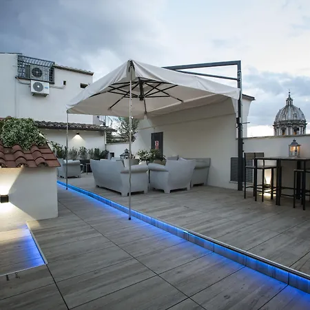 Terrace Pantheon Relais Rome
